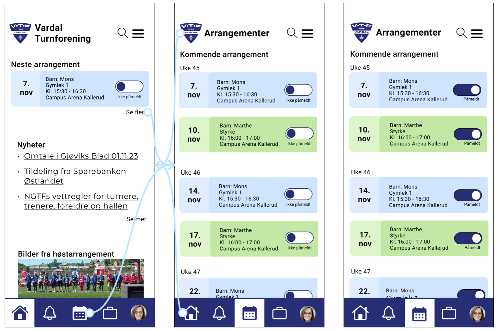 VTF hifi app prototype